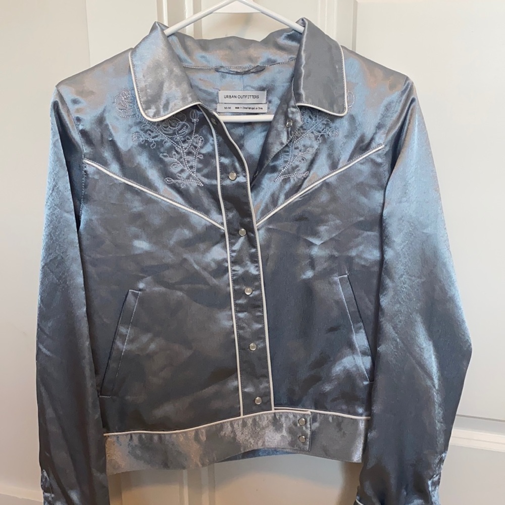 Urban Outfitters Silk Jacket